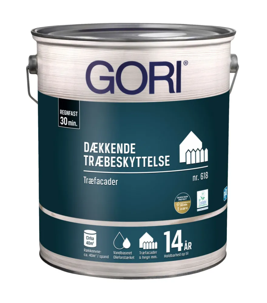 GORI 618 dækkende træbeskyttelse kridt 5 liter