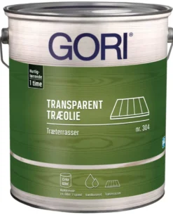 GORI 304 ibenholt træolie til træterrasser 5 liter