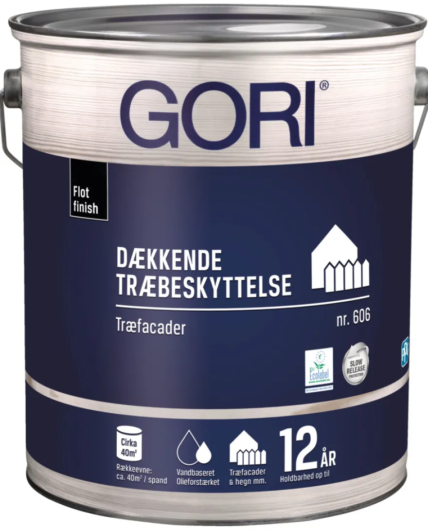 GORI 606 kulsort dækkende træbeskyttelse 5 liter