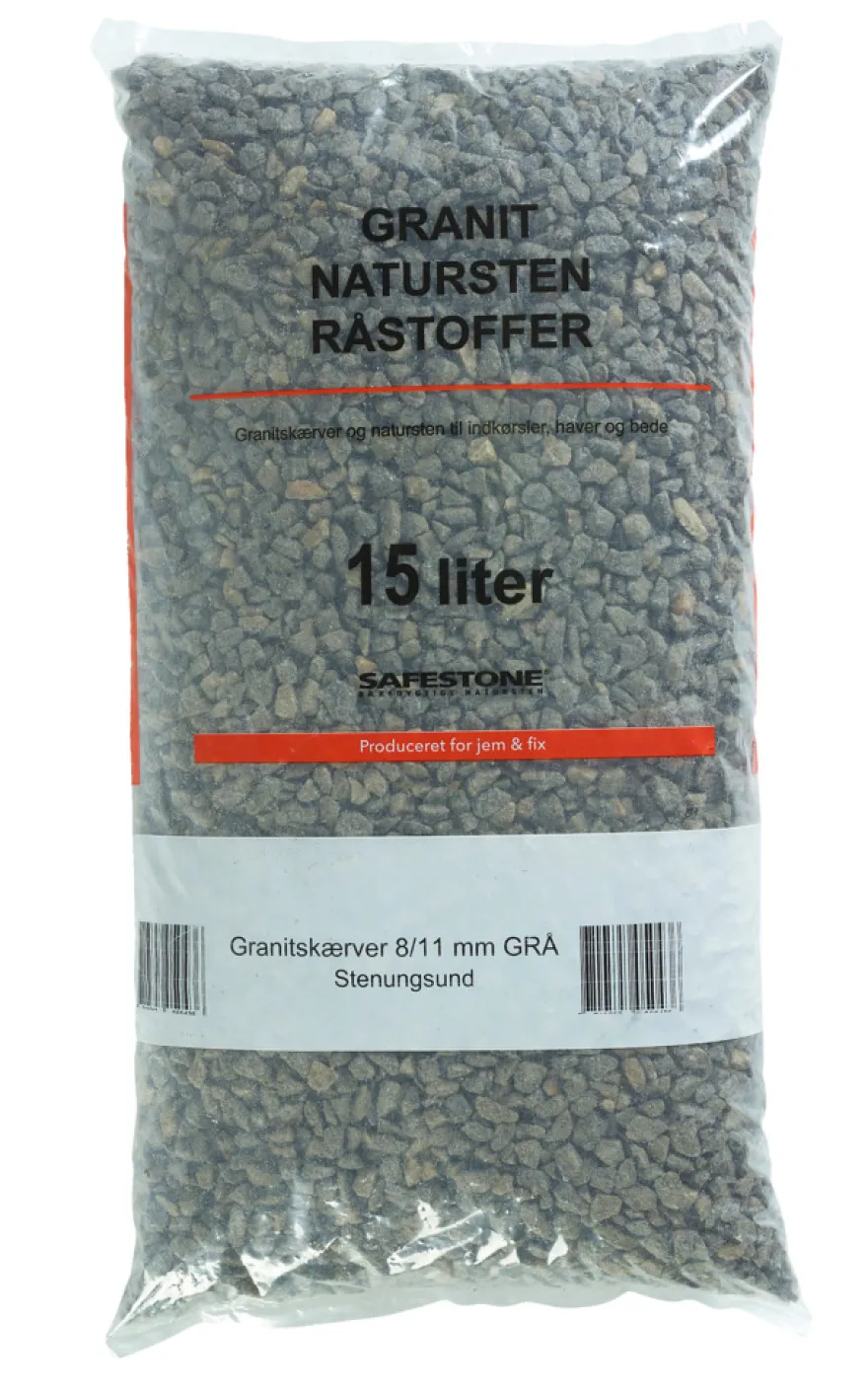 Granitskærver 8–11 mm grå stenungsund - Safestone