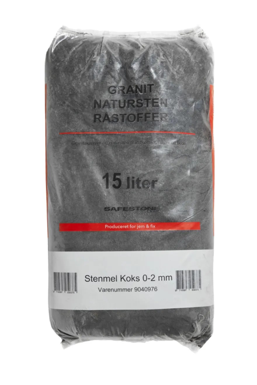 Granitstenmel koks 15 liter - Safestone