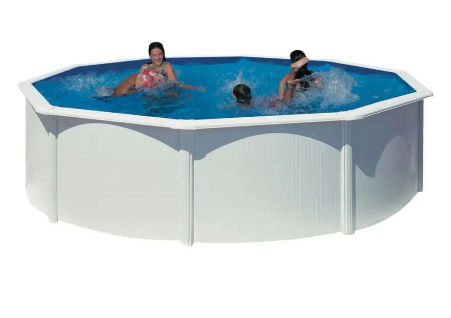Gre poolpakke Ø460 cm 17450 liter hvid - Swim & Fun