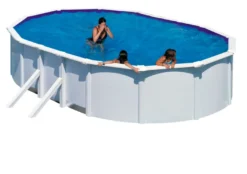 Gre poolpakke oval 20893 liter hvid - Swim & Fun