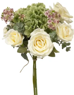 GREENIX kunstig blomsterbuket 4 varianter (assorteret)