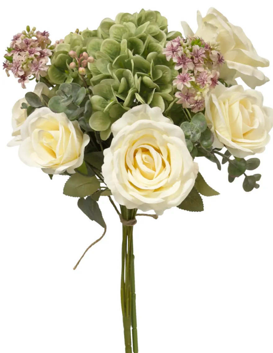 GREENIX kunstig blomsterbuket 4 varianter (assorteret)