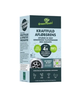 GreenSwirl afløbsrens 2 poser a 233 g