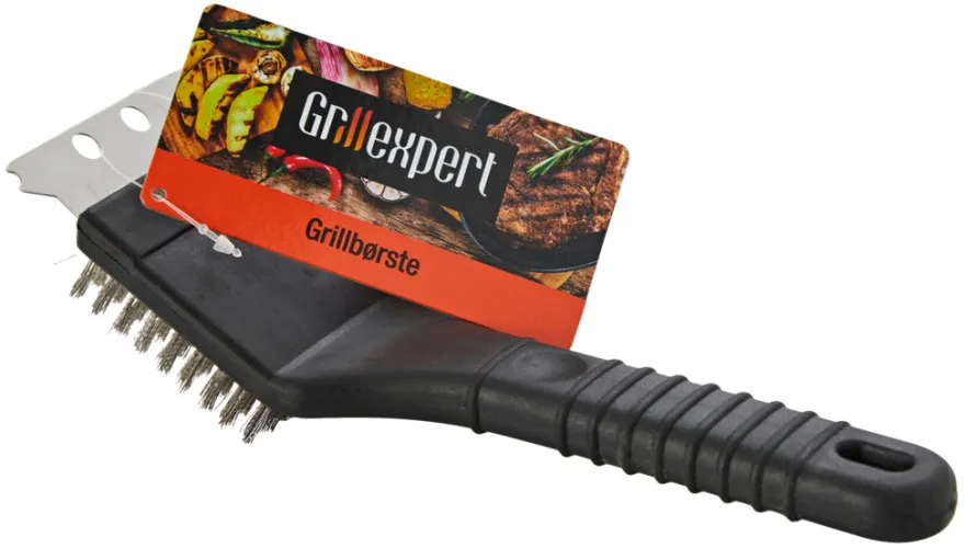 Grillbørste med skraber - Grillexpert®