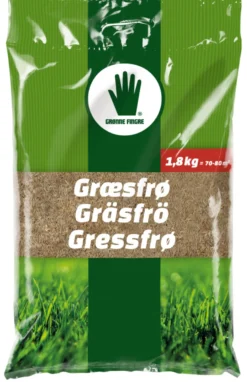 Grønne Fingre® plænegræs 1,8 kg 70-80 m²