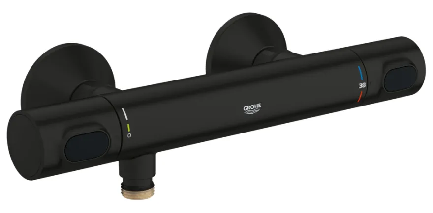 Grohe Precision Flow termostatbatteri til brus sort