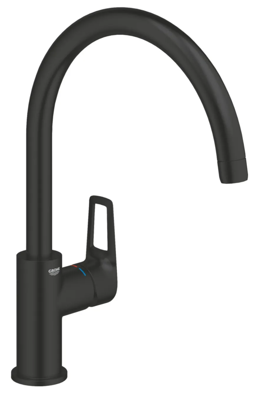 Grohe Start Loop køkkenarmatur høj tud mat sort