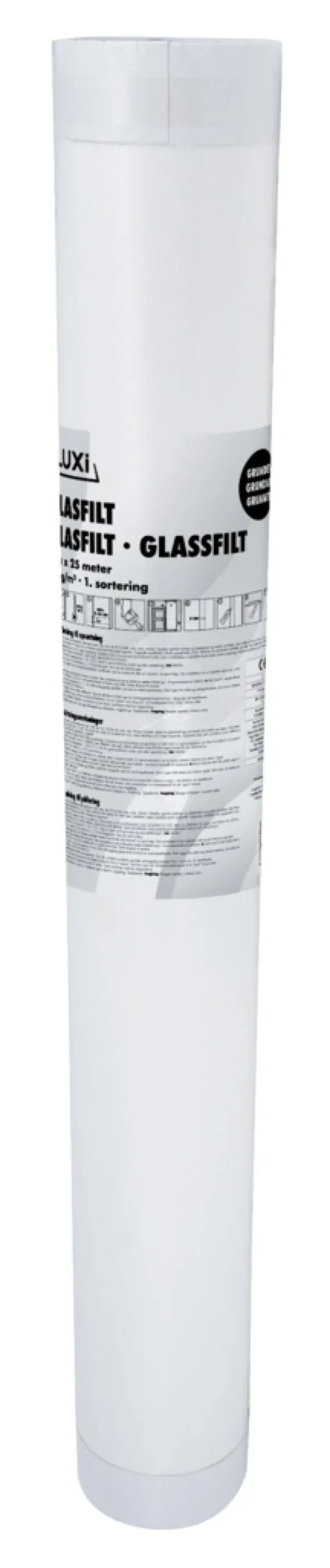 Grundet glasfilt 1 x 25 meter - LUXI®