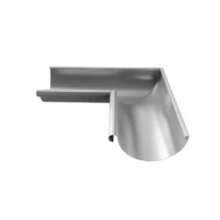 Grøvik hjørne indvendig 90 gr. T125 aluminium