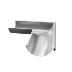 Grøvik hjørne udvendig 90 gr. T125 aluminium