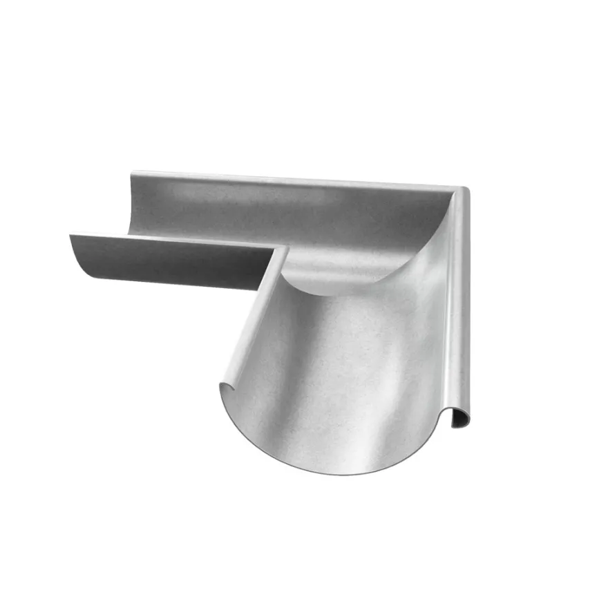 Grøvik hjørne udvendig 90 gr. T125 aluminium