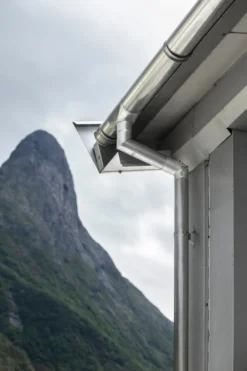 Grøvik N70 nedløbsrør 70 mm 3 meter aluminium