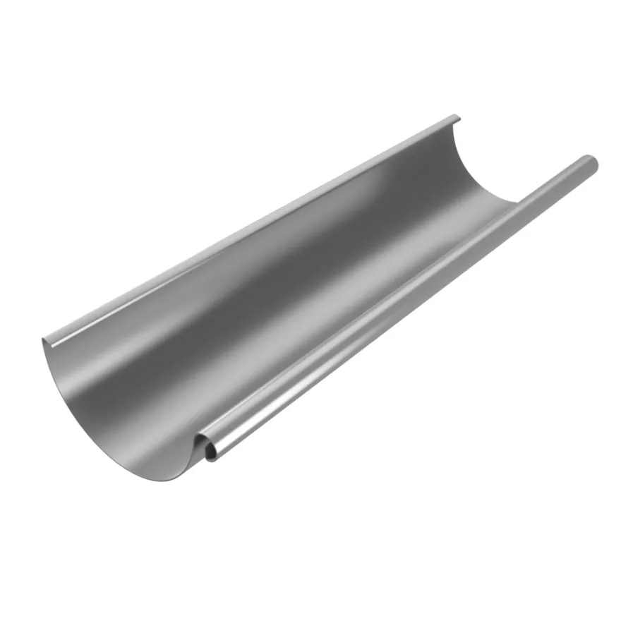 Grøvik tagrende T125 aluminium 4 meter