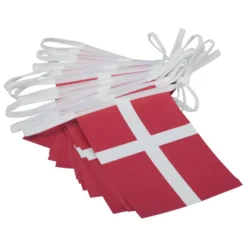 Guirlande m/20 stk. papirflag