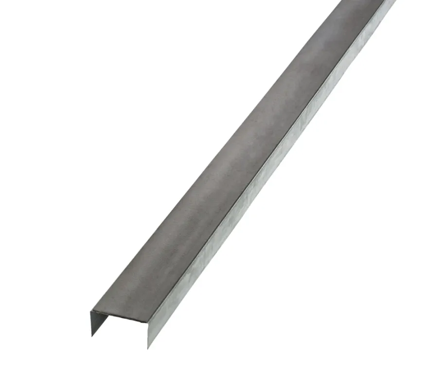 Gulv- og loftskinne med foam, U-profil 70 mm