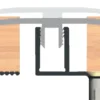 Gulvprofil basis alu 10–16 mm, 900 mm