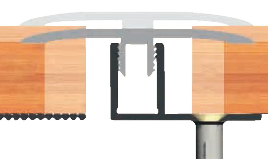 Gulvprofil basis alu 10–16 mm, 900 mm