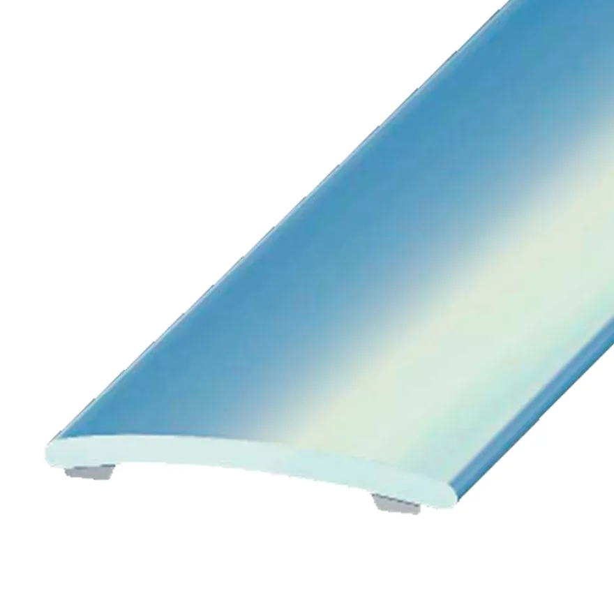 Gulvprofil børstet stål 2 x 16 x 900 mm