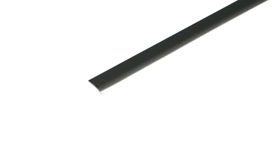Gulvprofil børstet stål 2 x 16 x 900 mm