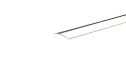 Gulvprofil mat sølv selvklæbende 3,2 x 30 x 900 mm
