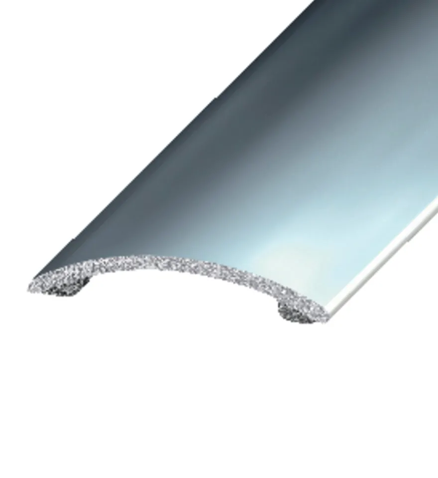 Gulvprofil mat sølv selvklæbende 3,2 x 30 x 900 mm