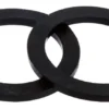 Gummipakning 1 1/4" til forskruning 2 stk.