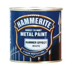 Hammerite metalmaling hvid hammereffekt 250 ml
