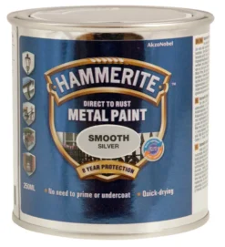 Hammerite metalmaling sølv glat effekt 250 ml