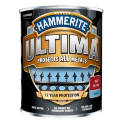 Hammerite Ultima metalmaling rød 750 ml