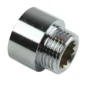 Haneforlænger 1/2" x 15 mm krom