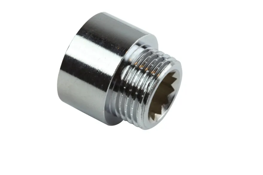 Haneforlænger 1/2" x 15 mm krom