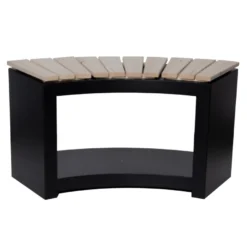 Havebænk med brændedepot 90,2 x 37,8 x 48 cm