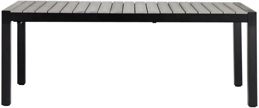 Havebord 205/275 x 100 cm alu/nonwood - Outfit