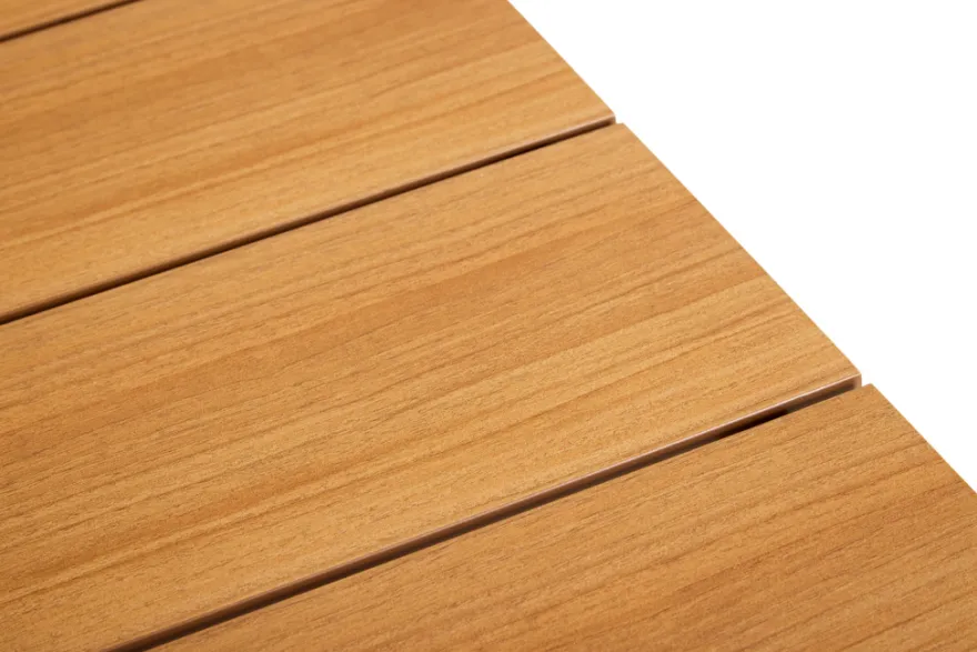Havebord Beijing sort/teak 148 x 85 cm - Sunlife®