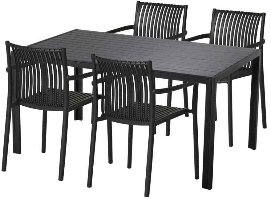 Havebord Havanna 150 x 90 cm i aluminium og nonwood - Sunlife®