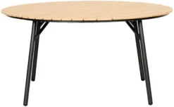 Havebord Nebraska stål/nonwood Ø150 cm - Sunlife®