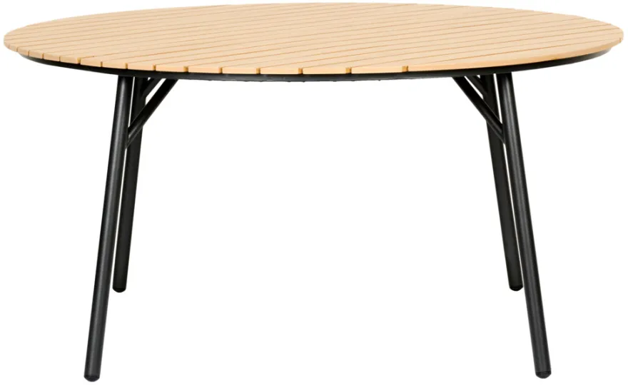 Havebord Nebraska stål/nonwood Ø150 cm - Sunlife®