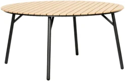 Havebord Nebraska stål/nonwood Ø150 cm - Sunlife®