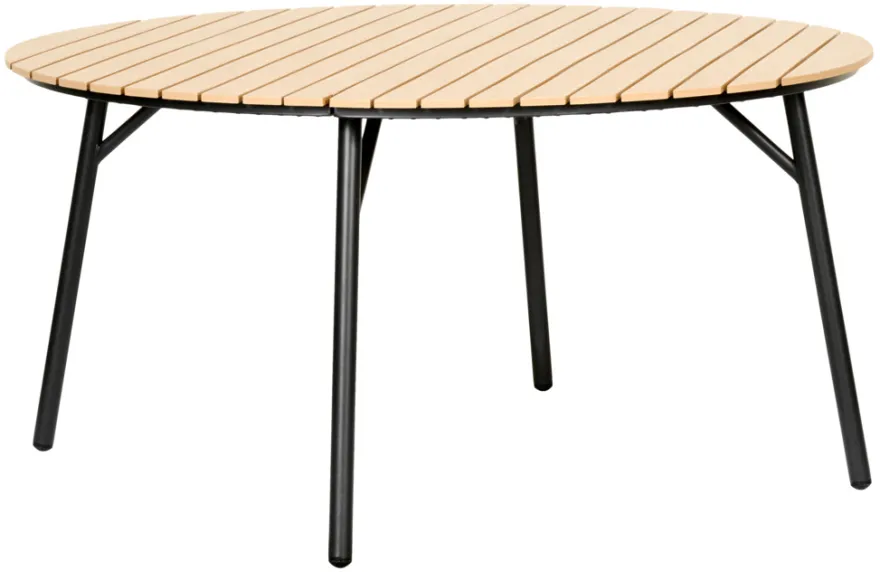 Havebord Nebraska stål/nonwood Ø150 cm - Sunlife®
