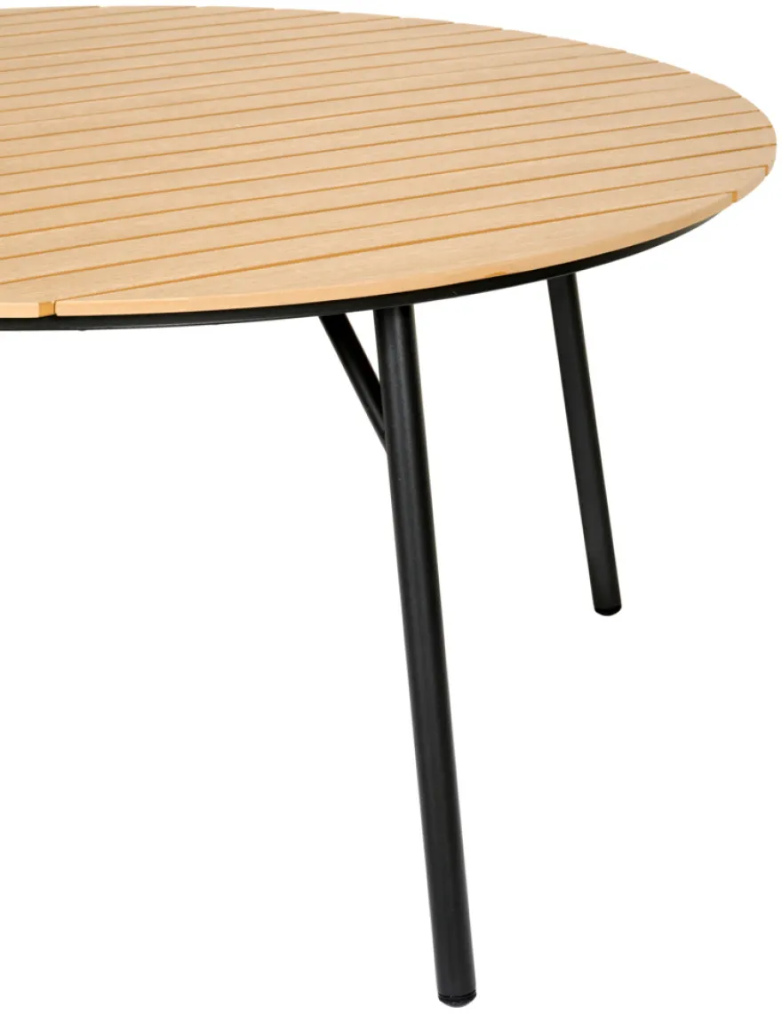 Havebord Nebraska stål/nonwood Ø150 cm - Sunlife®
