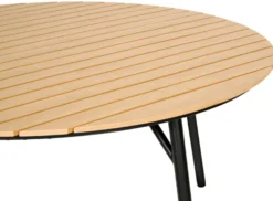 Havebord Nebraska stål/nonwood Ø150 cm - Sunlife®