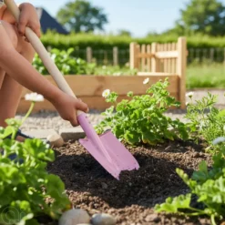 Havespade til børn lyserød - Garden®