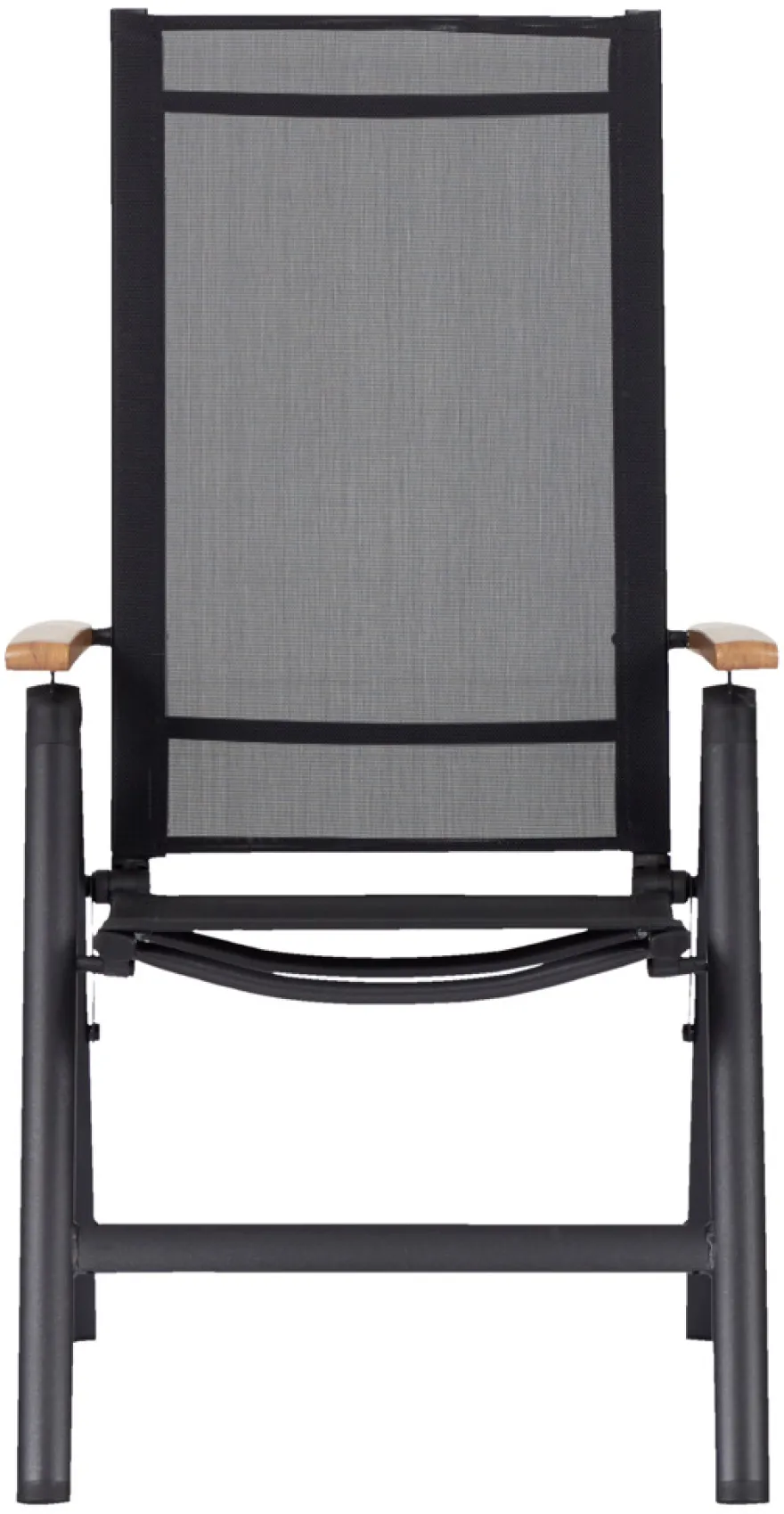 Havestol 7 positioner sort/teak - Outfit