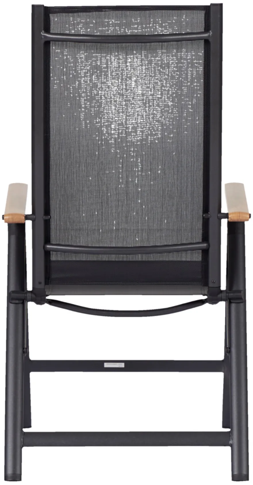 Havestol 7 positioner sort/teak - Outfit