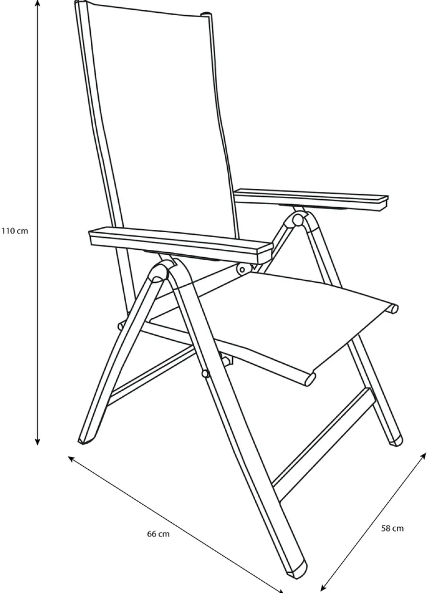 Havestol Kingston 6 positioner sort - Sunlife®