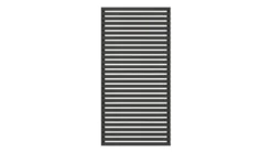 Hegn sort grundmalet 90 x 180 cm