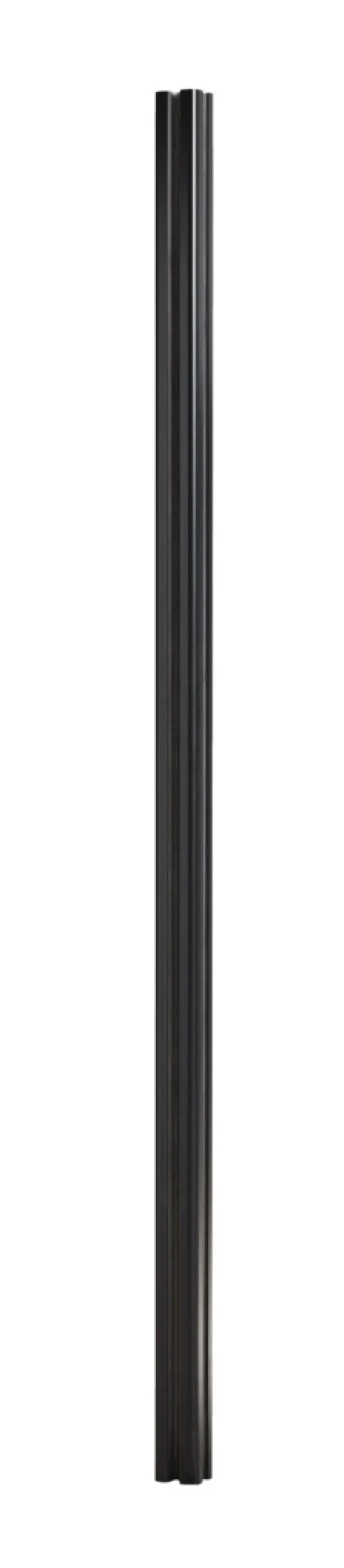 Hegnsstolpe panelhegn sort aluminium H230 cm